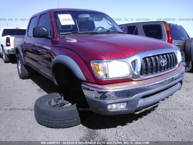 5TEGN92N84Z318838 - 2004 TOYOTA TACOMA DOUBLE CAB PRERUNNER BURGUNDY photo 6