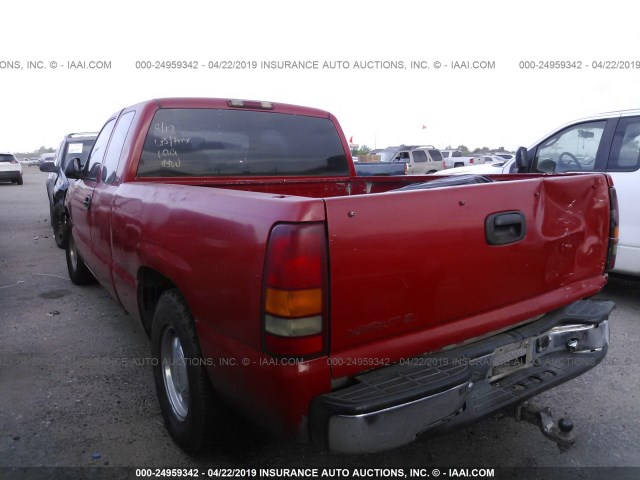 2GCEC19V6X1221165 - 1999 CHEVROLET SILVERADO C1500 RED photo 3