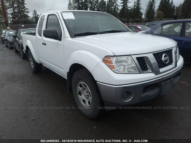 1N6BD06T79C407823 - 2009 NISSAN FRONTIER KING CAB XE/KING CAB SE WHITE photo 1