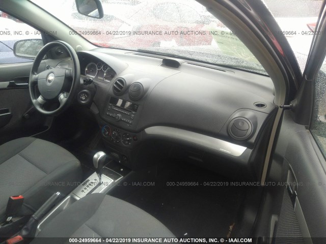 KL1TD5DEXBB231961 - 2011 CHEVROLET AVEO LS/LT Սև լուսանկար 5