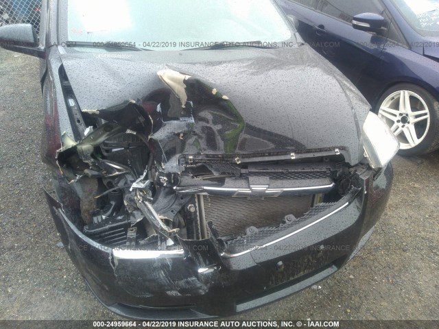 KL1TD5DEXBB231961 - 2011 CHEVROLET AVEO LS/LT Սև լուսանկար 6