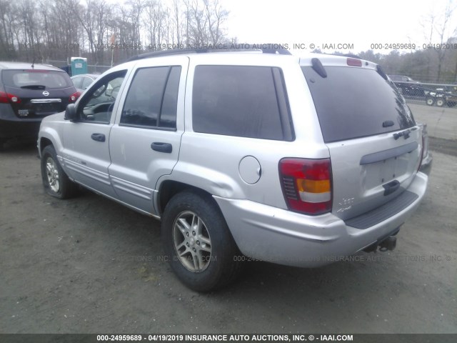 1J4GW48N34C102203 - 2004 JEEP GRAND CHEROKEE LAREDO/COLUMBIA/FREEDOM 银色 照片 3