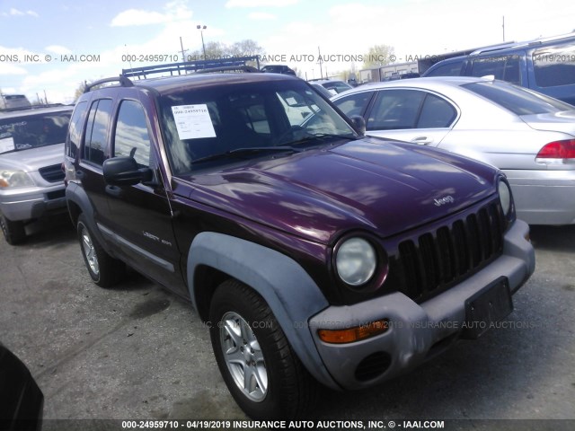 1J4GL48K23W502846 - 2003 JEEP LIBERTY SPORT/FREEDOM RED photo 1