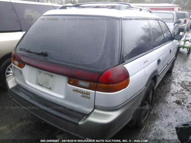 4S3BG6852X6636935 - 1999 SUBARU LEGACY OUTBACK/SSV/LIMITED/30TH SILVER photo 4