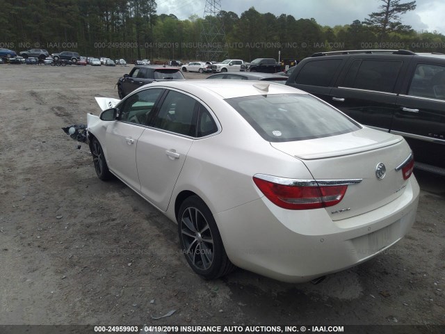 1G4PW5SK5G4129343 - 2016 BUICK VERANO SPORT TOURING WHITE photo 3