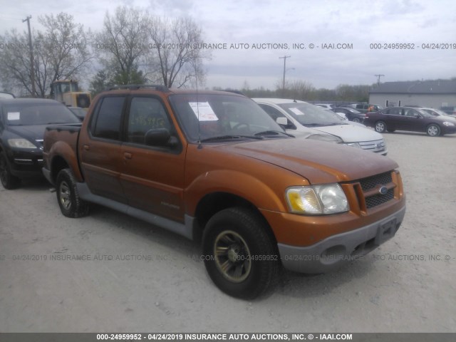 1FMZU67E01UA94290 - 2001 FORD EXPLORER SPORT TR  ORANGE photo 1