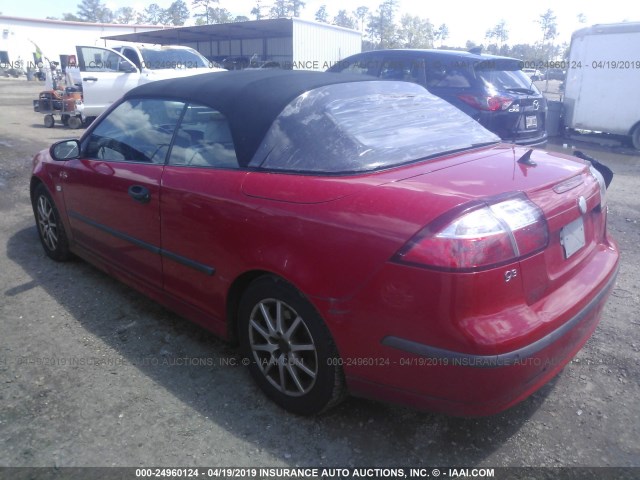 YS3FD79YX46011809 - 2004 SAAB 9-3 ARC RED photo 3