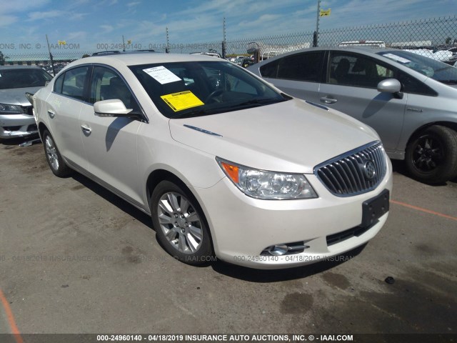 1G4GC5ER7DF317900 - 2013 BUICK LACROSSE WHITE photo 1