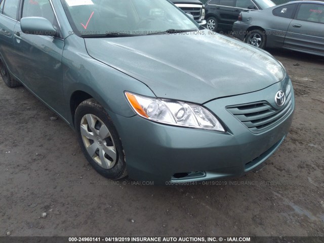 4T1BE46K08U780060 - 2008 TOYOTA CAMRY CE/LE/XLE/SE GREEN photo 6