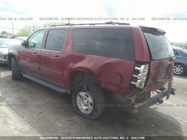 1GNUKJE32AR118981 - 2010 CHEVROLET SUBURBAN K1500 LT RED photo 3