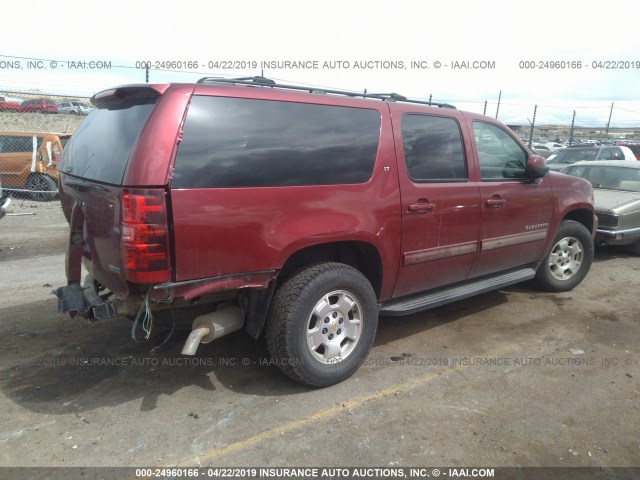 1GNUKJE32AR118981 - 2010 CHEVROLET SUBURBAN K1500 LT RED photo 4