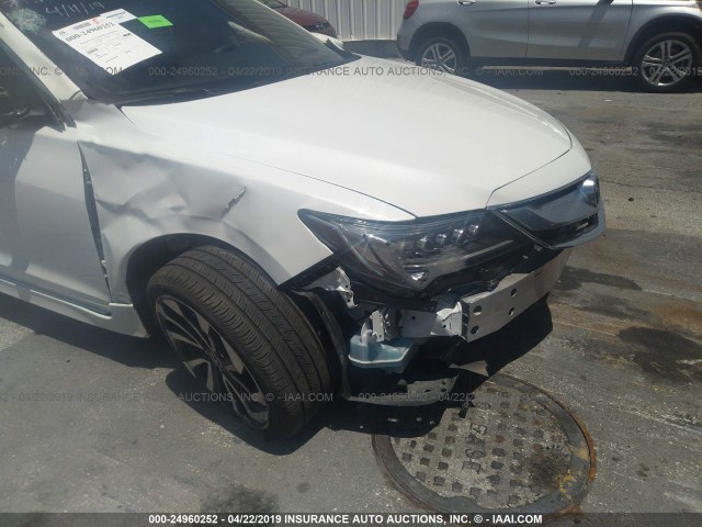 19UDE2F89GA006591 - 2016 ACURA ILX PREMIUM STYLE/TECH STYLE WHITE photo 6