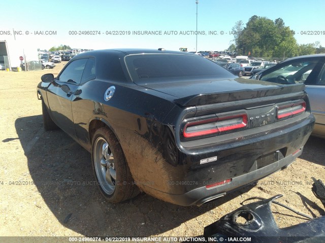 2C3CDZAG1FH773795 - 2015 DODGE CHALLENGER SXT BLACK photo 3