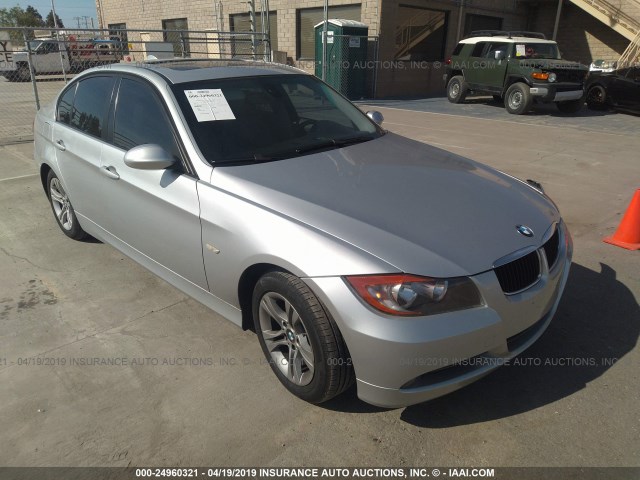 WBAVC53558FZ86410 - 2008 BMW 328 I SULEV SILVER photo 1