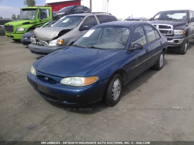 1FAFP13P8XW220732 - 1999 FORD ESCORT SE BLUE photo 2