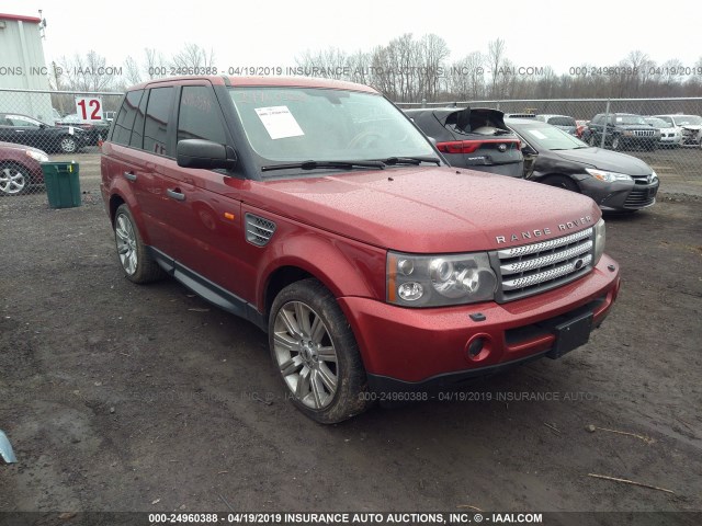 SALSH23437A119511 - 2007 LAND ROVER RANGE ROVER SPORT SUPERCHARGED RED photo 1