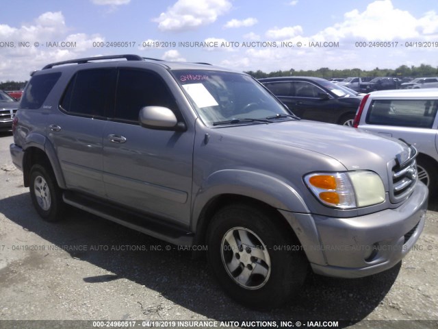 5TDBT48A11S030157 - 2001 TOYOTA SEQUOIA LIMITED SILVER photo 1