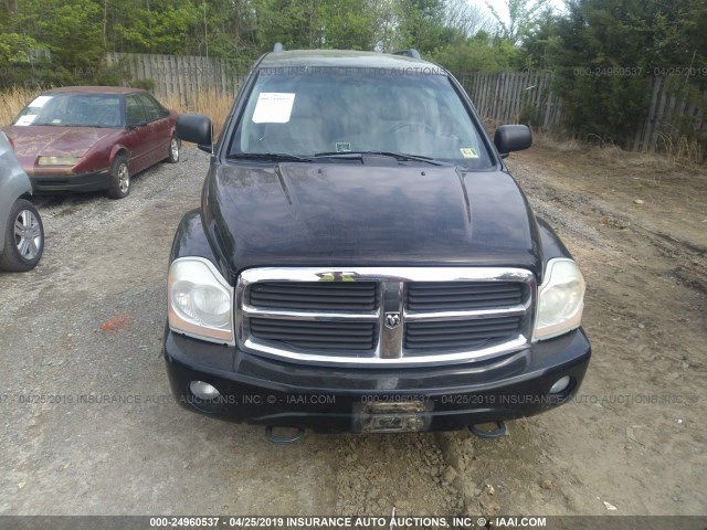 1D8HB58D14F170535 - 2004 DODGE DURANGO LIMITED BLACK photo 6