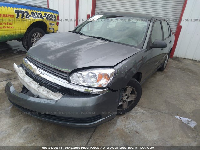 1G1ZT52894F156841 - 2004 CHEVROLET MALIBU LS GRAY photo 2