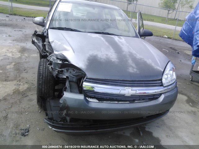 1G1ZT52894F156841 - 2004 CHEVROLET MALIBU LS GRAY photo 6