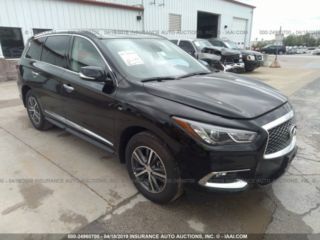 5N1DL0MN3KC555858 - 2019 INFINITI QX60 LUXE/PURE BLACK photo 1