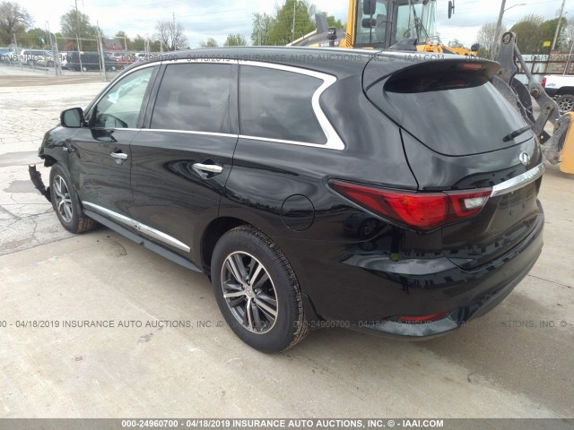 5N1DL0MN3KC555858 - 2019 INFINITI QX60 LUXE/PURE BLACK photo 3