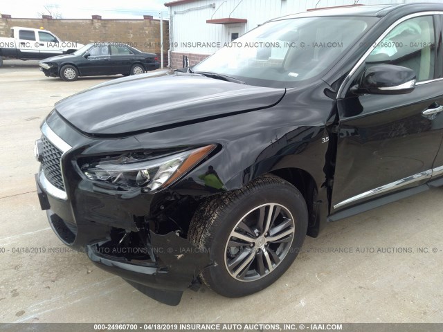 5N1DL0MN3KC555858 - 2019 INFINITI QX60 LUXE/PURE BLACK photo 6