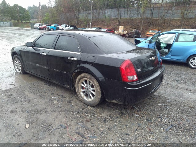 2C3JA43R15H635755 - 2005 CHRYSLER 300 BLACK photo 3