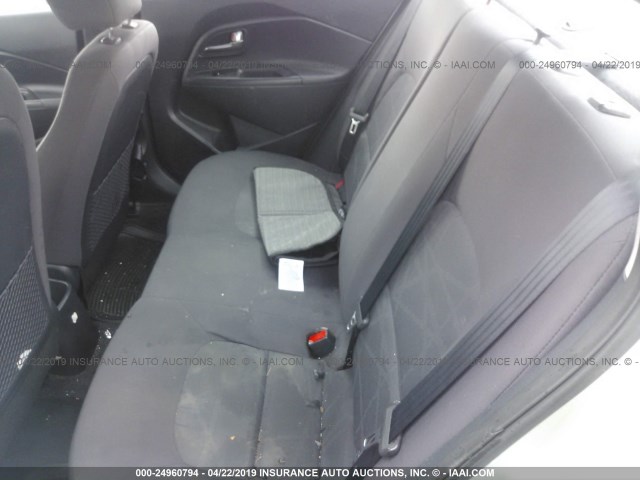 KNADM4A37D6178333 - 2013 KIA RIO LX SILVER photo 8