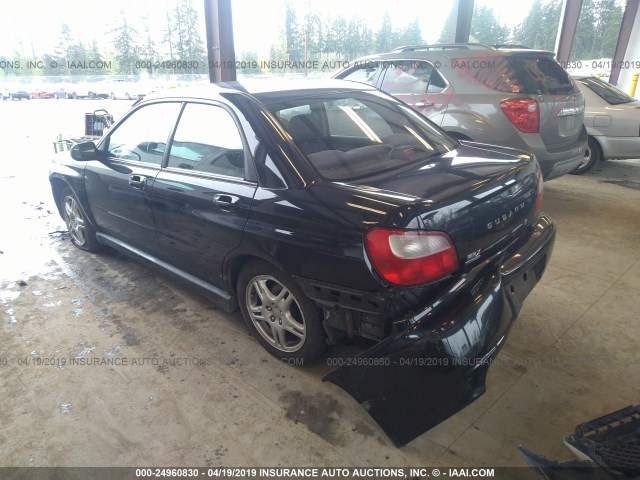 JF1GD29673G509686 - 2003 SUBARU IMPREZA WRX BLACK photo 3