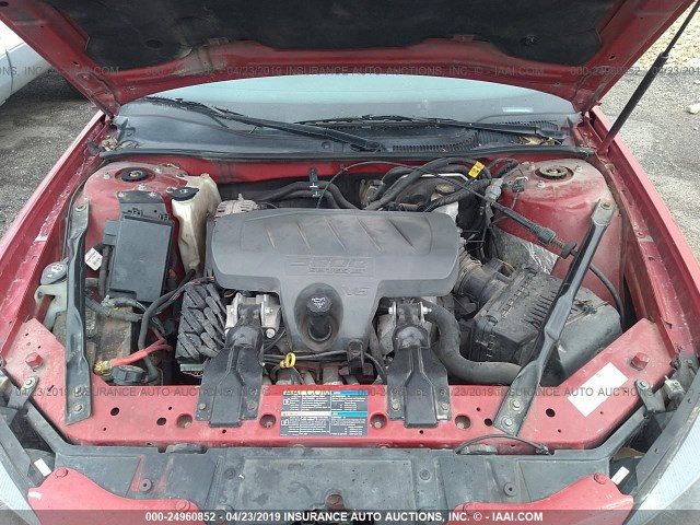 2G2WP552981108554 - 2008 PONTIAC GRAND PRIX 红色 照片 10