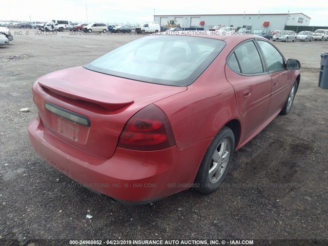 2G2WP552981108554 - 2008 PONTIAC GRAND PRIX 红色 照片 4