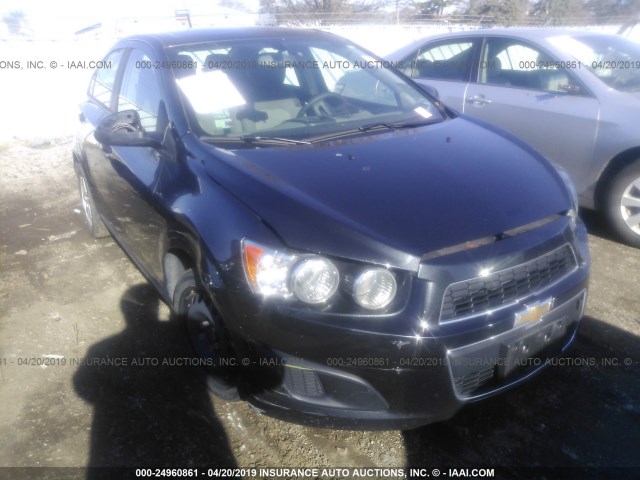 1G1JA5SH6E4167036 - 2014 CHEVROLET SONIC LS 黑色 照片 1