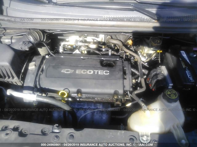 1G1JA5SH6E4167036 - 2014 CHEVROLET SONIC LS 黑色 照片 10