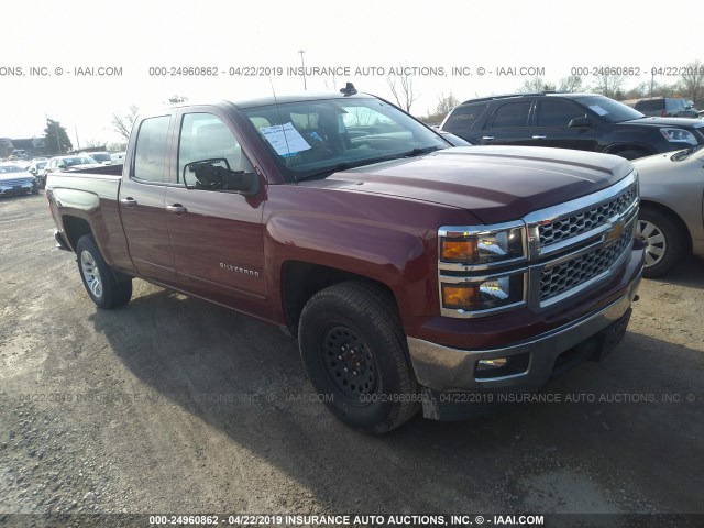 1GCVKREC7FZ148268 - 2015 CHEVROLET SILVERADO K1500 LT RED photo 1