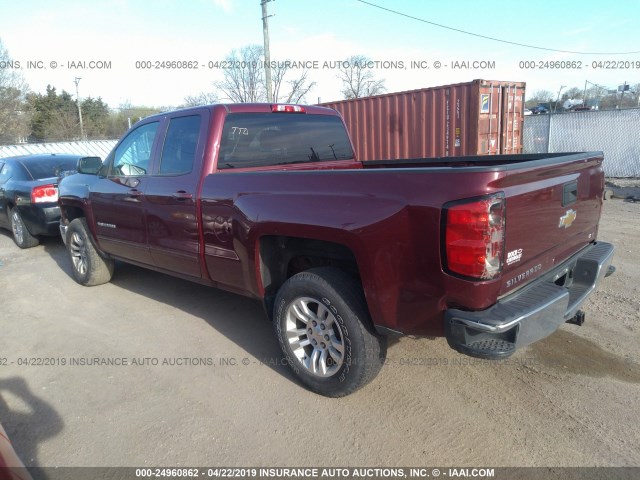 1GCVKREC7FZ148268 - 2015 CHEVROLET SILVERADO K1500 LT RED photo 3