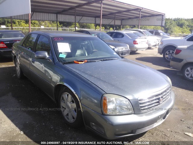 1G6KF57995U223925 - 2005 CADILLAC DEVILLE DTS GRAY photo 1