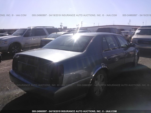 1G6KF57995U223925 - 2005 CADILLAC DEVILLE DTS GRAY photo 4