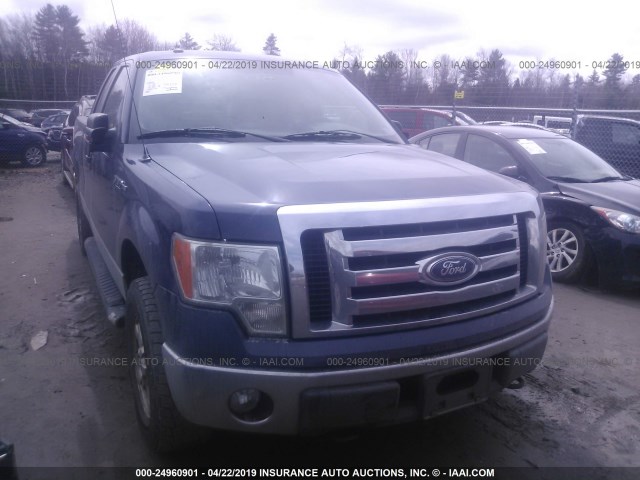 1FTEX1E86AFC09568 - 2010 FORD F150 SUPER CAB BLUE photo 6