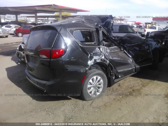 2C4RC1BG4HR627302 - 2017 CHRYSLER PACIFICA TOURING L GRAY photo 4