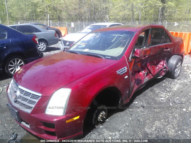 1G6DD67V080129624 - 2008 CADILLAC STS RED photo 2