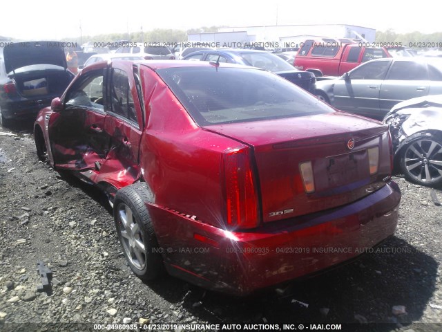 1G6DD67V080129624 - 2008 CADILLAC STS RED photo 3