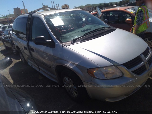 1D4GP24RX6B720016 - 2006 DODGE GRAND CARAVAN SE SILVER photo 1