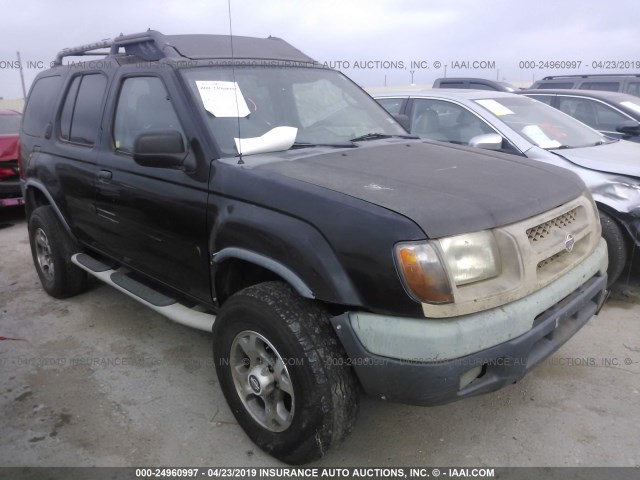 5N1ED28T81C576743 - 2001 NISSAN XTERRA XE/SE BLACK photo 1