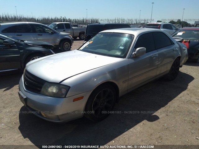 JNKAY41E03M006276 - 2003 INFINITI M45 GRAY photo 2