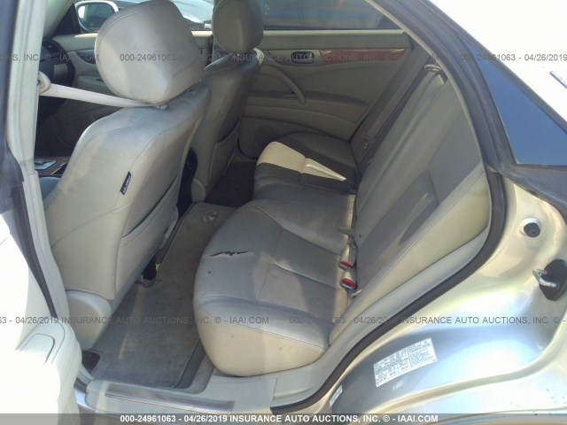 JNKAY41E03M006276 - 2003 INFINITI M45 GRAY photo 8