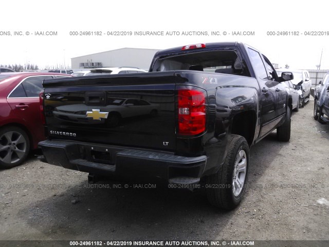 3GCUKREC5JG484845 - 2018 CHEVROLET SILVERADO K1500 LT BLACK photo 4