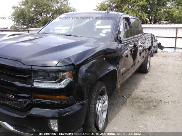 3GCUKREC5JG484845 - 2018 CHEVROLET SILVERADO K1500 LT BLACK photo 6