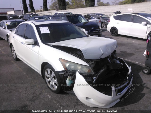 1HGCP36858A041402 - 2008 HONDA ACCORD EXL WHITE photo 1