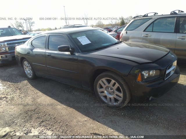 2B3CA8CT6AH316080 - 2010 DODGE CHARGER R/T BLACK photo 1